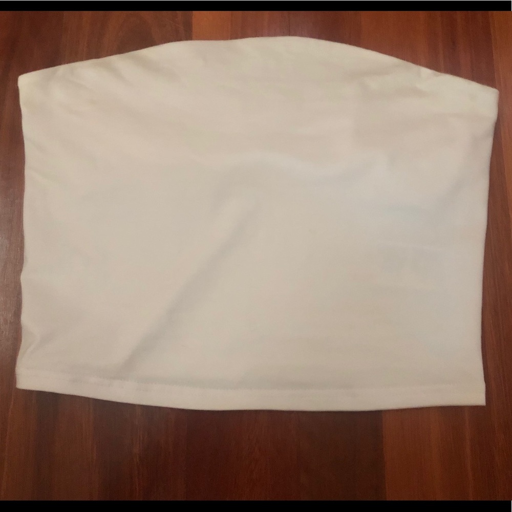 urban outfitters white tube top size small